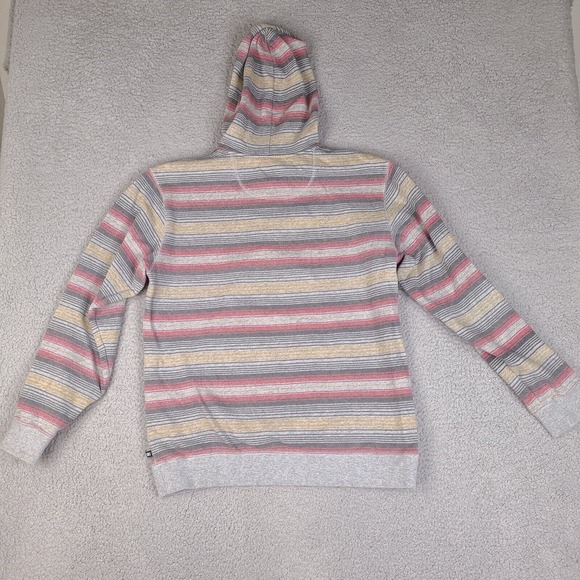 DC Shoes Hoodie Mens Medium Multicolor Sweatshirt Hooded Long Sleeve 1/4 Button - Picture 2 of 16
